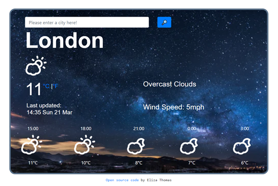 React Weather App